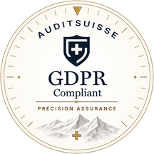 Auditsuisse GDPR Compliant seal